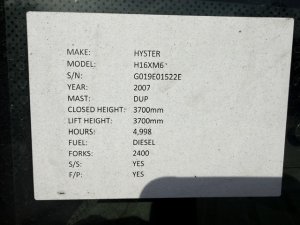 Hyster H16.00XM-6 — image 11