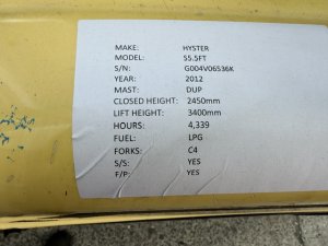 HYSTER S5.5FT — image 11