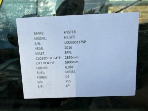 Hyster H5.5FT — image 4
