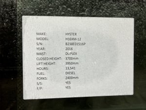 HYSTER H16XM-12 — image 1